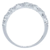 0.57ct 14k White Gold Diamond Lady's Band Size 6