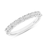0.20ct 14k White Gold Diamond Lady's Band