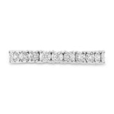 0.20ct 14k White Gold Diamond Lady's Band