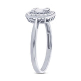 0.36ct 18k White Gold Diamond Lady's Ring Size 11