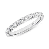 1.02ct 18k White Gold Diamond Semi-mount Ring for 2.00ct Center
