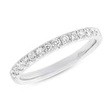 0.37ct 18k White Gold Diamond Lady's Band