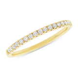 0.21ct 14k Yellow Gold Diamond Lady's Band