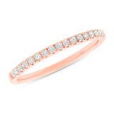 0.21ct 14k Rose Gold Diamond Lady's Band