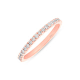 0.38ct 14k Rose Gold Diamond Lady's Band