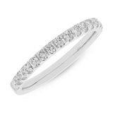 0.65ct 14k White Gold Diamond Lady's Band Size 7.5