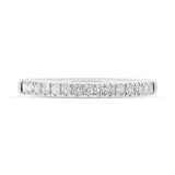 0.20ct 18k White Gold Diamond Lady's Band Size 6