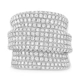 2.66ct 14k White Gold Diamond Lady's Ring