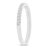 0.22ct 18k White Gold Diamond Lady's Band
