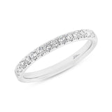 0.30ct 18k White Gold Diamond Lady's Band Size 6.5