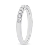 0.45ct 18k White Gold Diamond Lady's Band Size 6.5