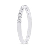 0.20ct 18k White Gold Diamond Lady's Band Size 6.5
