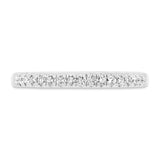 0.22ct 18k White Gold Diamond Lady's Band Size 6.5