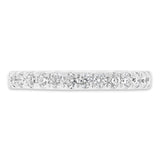 0.42ct 18k White Gold Diamond Lady's Band Size 6.5