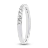 0.42ct 18k White Gold Diamond Lady's Band Size 6.5