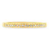 0.11ct 14k Yellow Gold Diamond Lady's Band