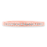 0.11ct 14k Rose Gold Diamond Lady's Band
