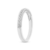 0.39ct 14k White Gold Diamond Lady's Band