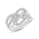 0.66ct 14k White Gold Diamond Lady's Ring