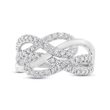 0.66ct 14k White Gold Diamond Lady's Ring
