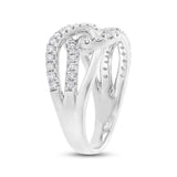 0.66ct 14k White Gold Diamond Lady's Ring