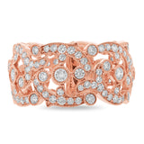 2.16ct 14k Rose Gold Diamond Lady's Ring