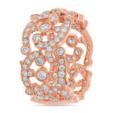 2.16ct 14k Rose Gold Diamond Lady's Ring
