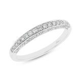 0.32ct 14k White Gold Diamond Lady's Band