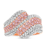 1.97ct 14k Rose Gold Natural Pink Diamond Lady's Ring