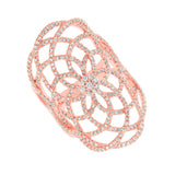 1.15ct 14k Rose Gold Diamond Lace Lady's Ring