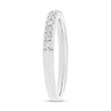 0.30ct 18k White Gold Diamond Lady's Band Size 6.5