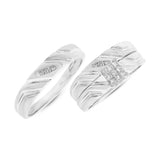 0.28ct 14k White Gold Diamond Trio Set