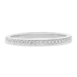 0.14ct 14k White Gold Diamond Lady's Band