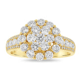 1.75ct 18k Yellow Gold Diamond Lady's Ring