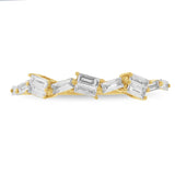 0.36ct 14k Yellow Gold Diamond Baguette Lady's Band