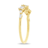 0.36ct 14k Yellow Gold Diamond Baguette Lady's Band
