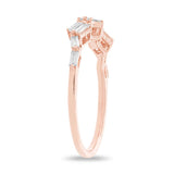 0.36ct 14k Rose Gold Diamond Baguette Lady's Band