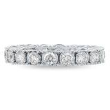 1.18ct 14k White Gold Diamond Eternity Ring Size 7