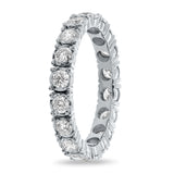 1.18ct 14k White Gold Diamond Eternity Ring Size 7