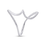 0.25ct 14k White Gold Diamond Lady's Ring Size 9