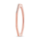 0.07ct 14k Rose Gold Diamond Lady's Ring Size 5.5