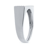 0.27ct 14k White Gold Diamond Pave Lady's Ring