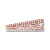 0.27ct 14k Rose Gold Diamond Pave Lady's Ring