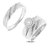 0.48ct 14k White Gold Diamond Trio Set