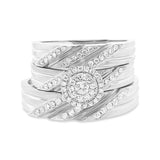 0.48ct 14k White Gold Diamond Trio Set