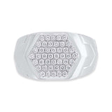 0.55ct 14k White Gold Diamond Men's Ring