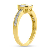 0.53ct 18k Yellow Gold Diamond Baguette Lady's Ring