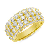 1.84ct 14k Yellow Gold Diamond Lady's Ring
