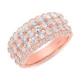 1.84ct 14k Rose Gold Diamond Lady's Ring