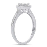 0.51ct 14k White Gold Diamond Engagement Ring